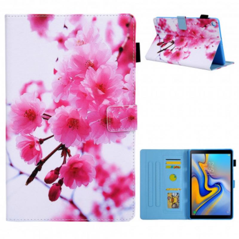 Læder Cover Samsung Galaxy Tab A7 (2020) Drømmeblomster