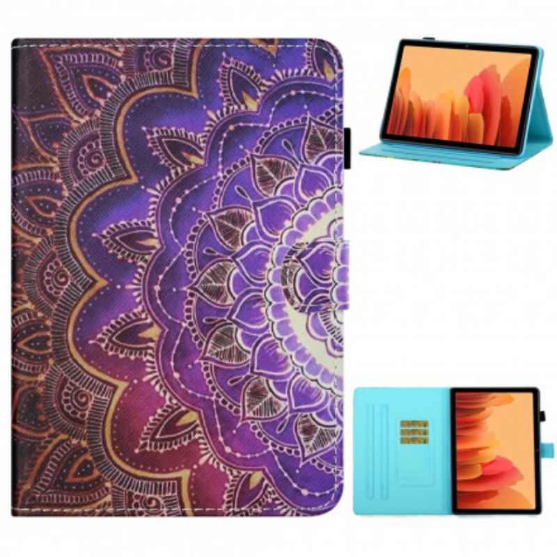 Læder Cover Samsung Galaxy Tab A7 (2020) Mandala Kunst