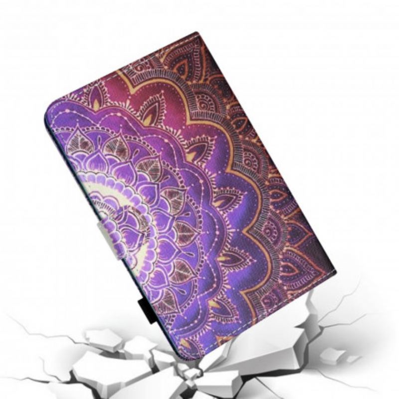 Læder Cover Samsung Galaxy Tab A7 (2020) Mandala Kunst