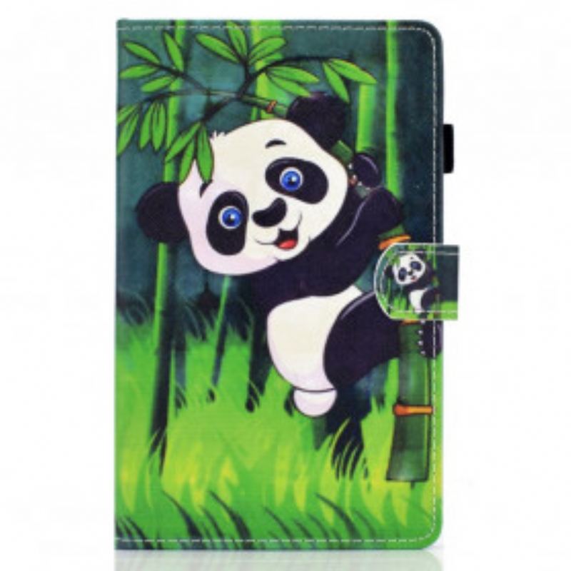 Læder Cover Samsung Galaxy Tab A7 (2020) Panda