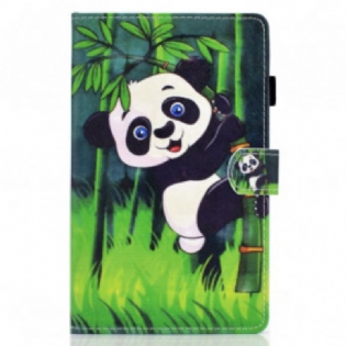 Læder Cover Samsung Galaxy Tab A7 (2020) Panda