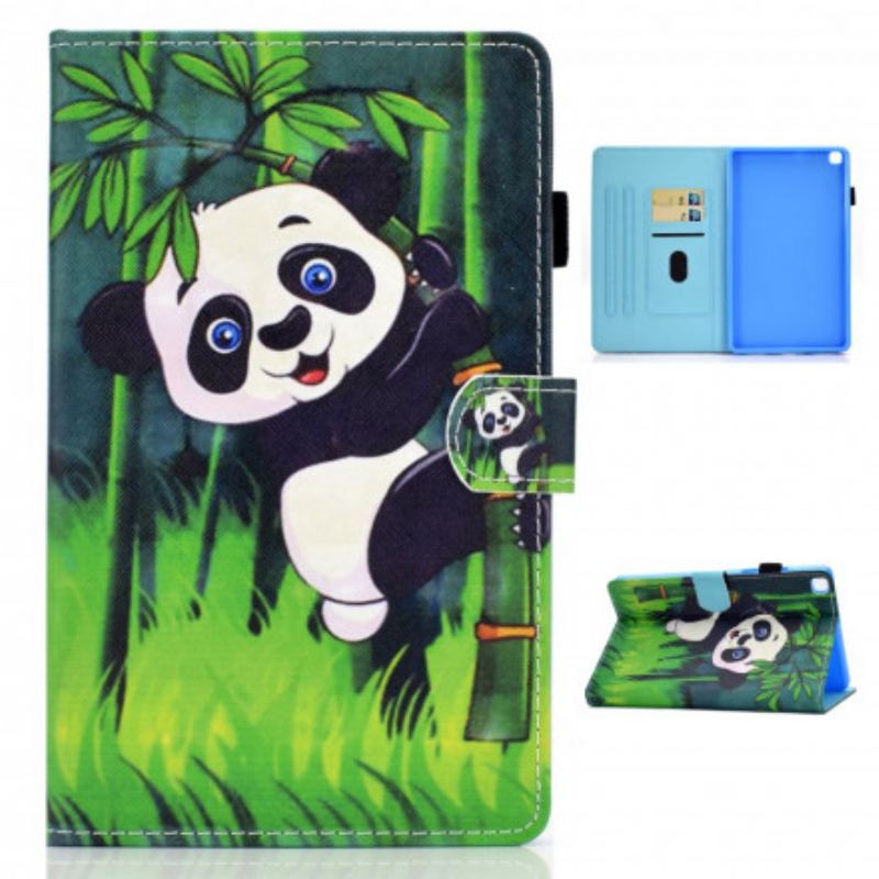 Læder Cover Samsung Galaxy Tab A7 (2020) Panda