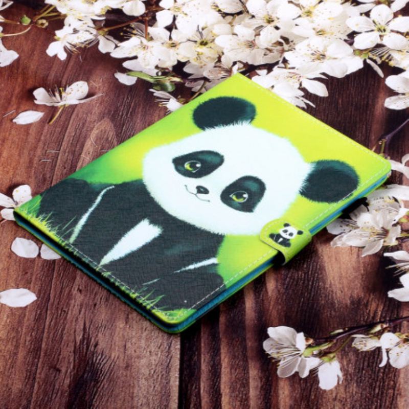 Læder Cover Samsung Galaxy Tab A7 (2020) Sød Panda