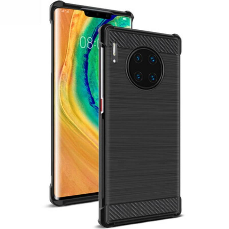 Cover Huawei Mate 30 Pro Imak Vega Series Børstet Kulfiber