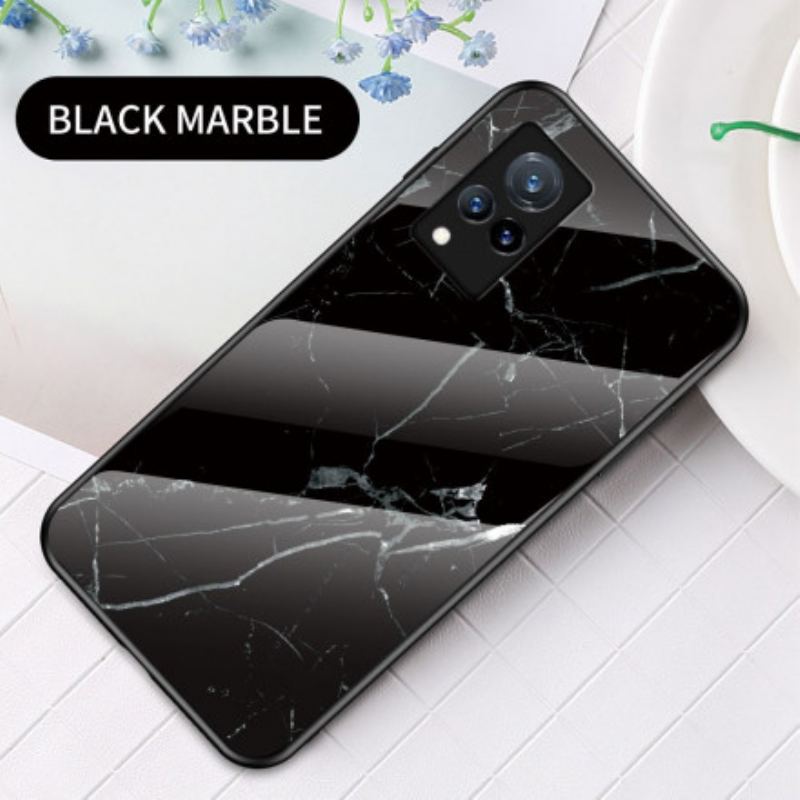 Cover Vivo V21 5G Premium Farver Hærdet Glas