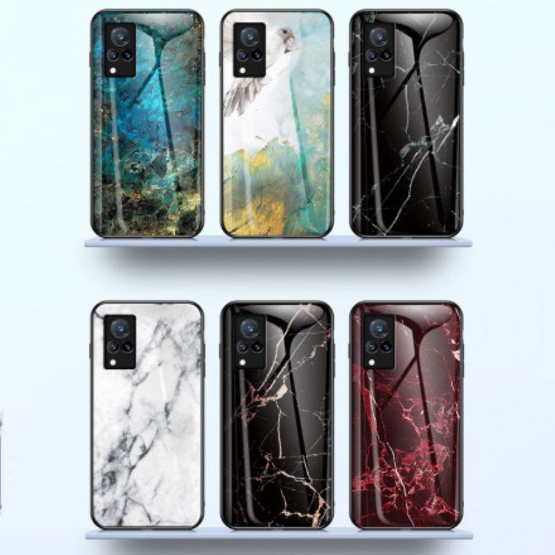 Cover Vivo V21 5G Premium Farver Hærdet Glas