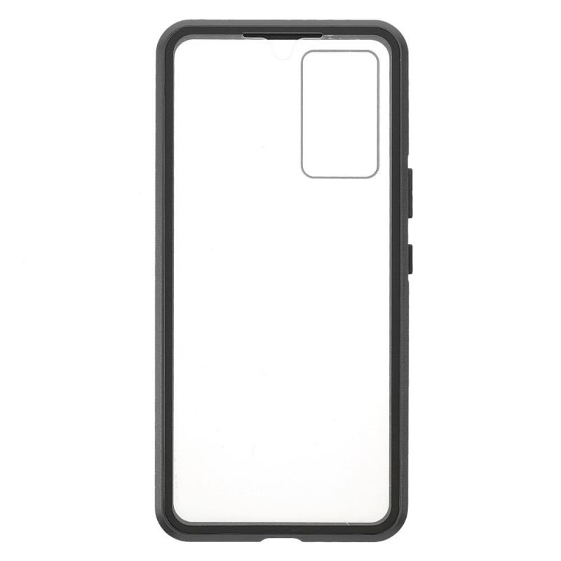 Cover Vivo V21 5G To Sider Magnetisk Hærdet Glas Og Metal