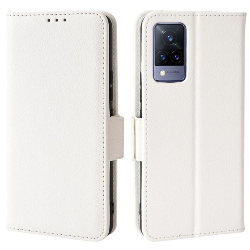 Flip Cover Vivo V21 5G Læder Cover Flap Dobbelt Nye Farver