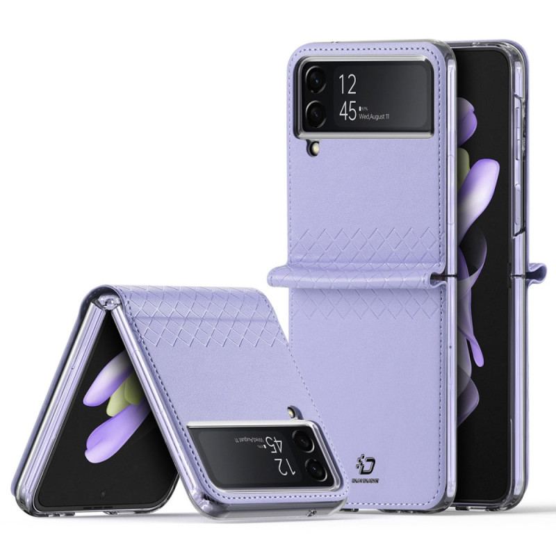 Cover Samsung Galaxy Z Flip 4 Flip Cover Dux Ducis I Imiteret Læder