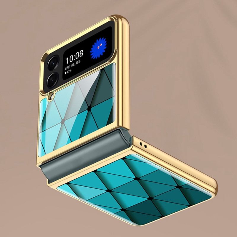 Cover Samsung Galaxy Z Flip 4 Flip Cover Gkk Tricolor Hærdet Glas