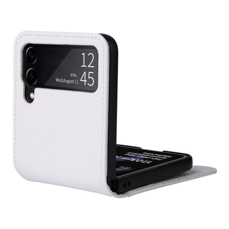 Etui Samsung Galaxy Z Flip 4 Flip Cover Retro Kortholder I Lædereffekt