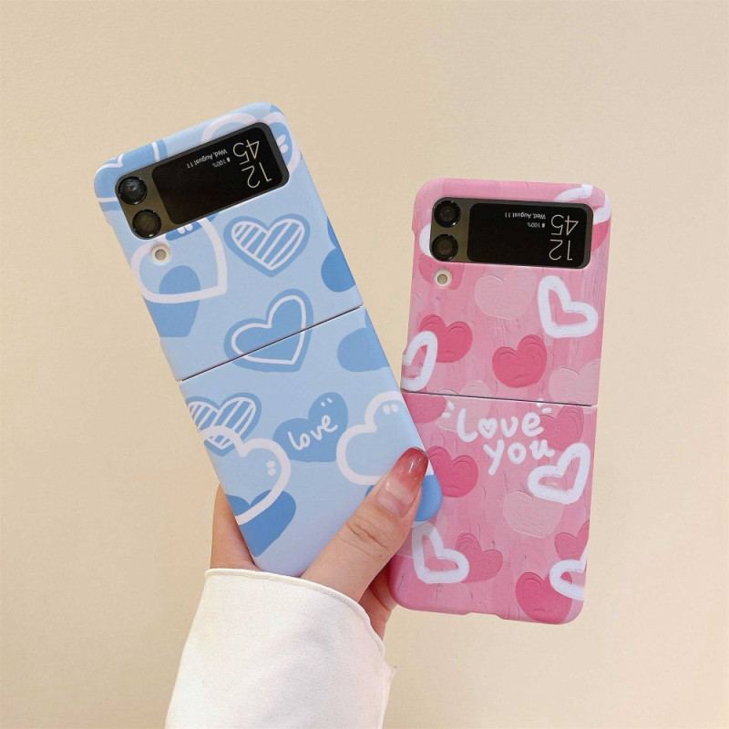 Mobilcover Samsung Galaxy Z Flip 4 Flip Cover Elsker Blomster