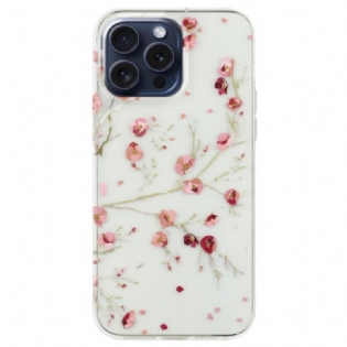 Cover iPhone 16 Pro Max Blomster