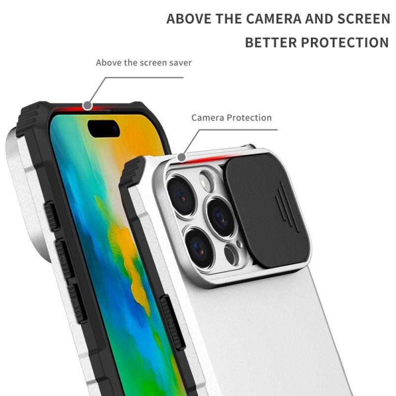 Cover iPhone 16 Pro Max Med Kameraskyder Og Støtte