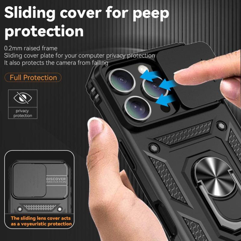 Cover iPhone 16 Pro Max Ring-support Og Kamerabeskyttelse