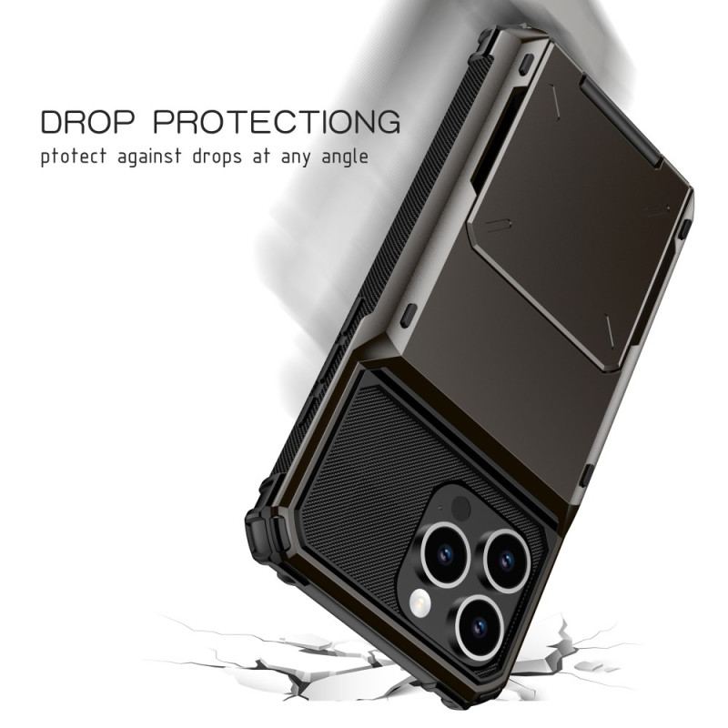 Cover iPhone 16 Pro Max Telefon Etui Flipkortholder