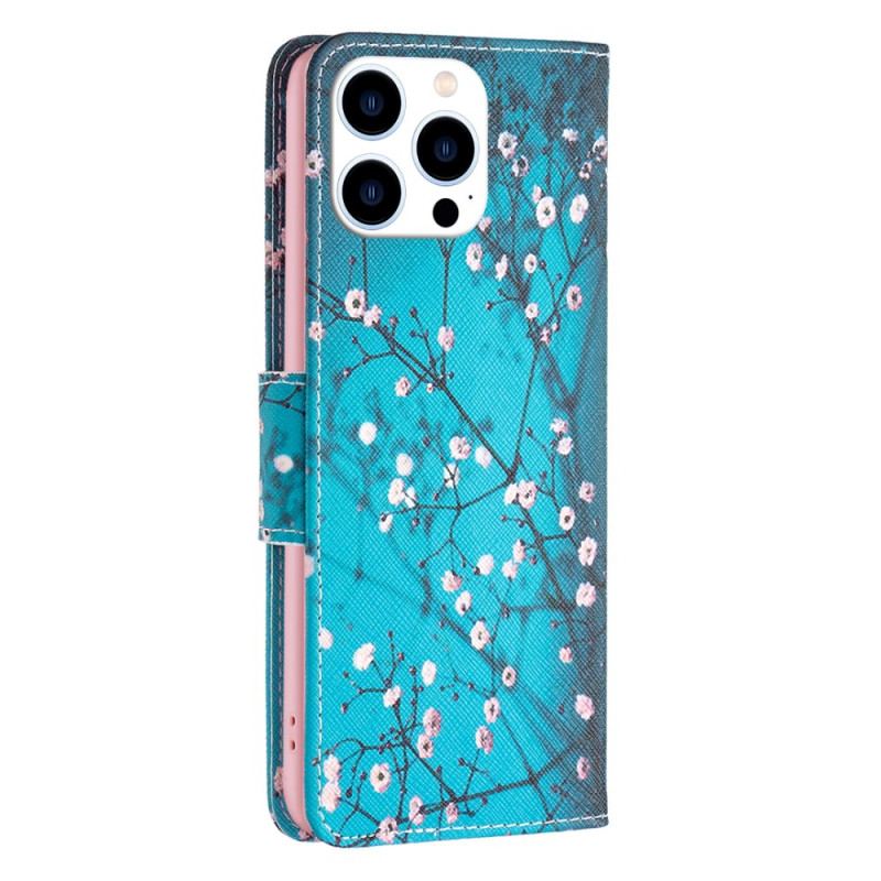 Flip Cover iPhone 16 Pro Max Blomstrende Grene