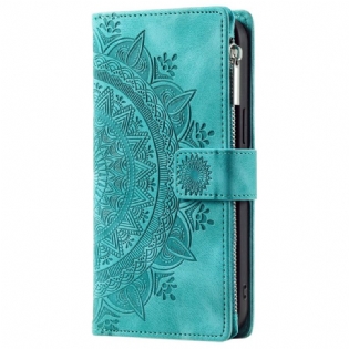 Flip Cover iPhone 16 Pro Max Pung Med Mandala Ruskindseffekt