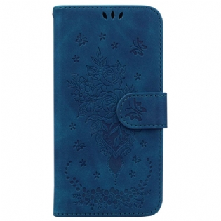 Læder Cover iPhone 16 Pro Max Telefon Etui Floralie