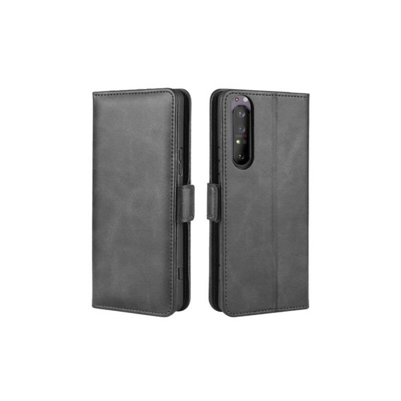 Flip Cover Sony Xperia 1 II Læder Cover Dobbelt Klap