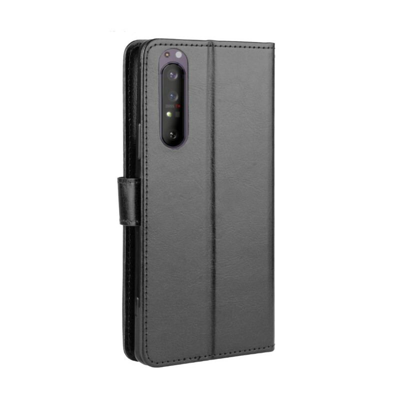 Flip Cover Sony Xperia 1 II Prangende Kunstlæder