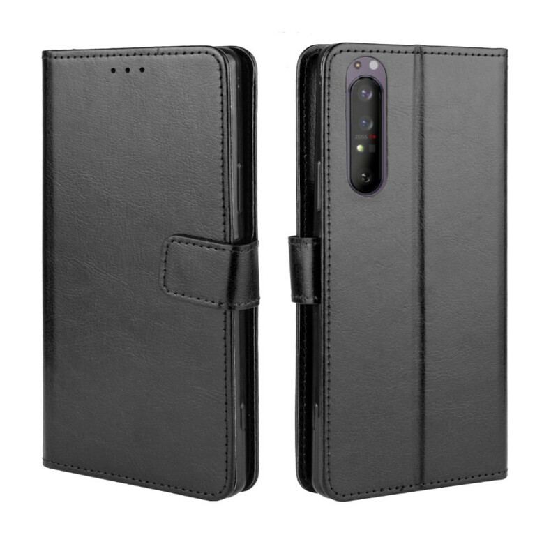 Flip Cover Sony Xperia 1 II Prangende Kunstlæder