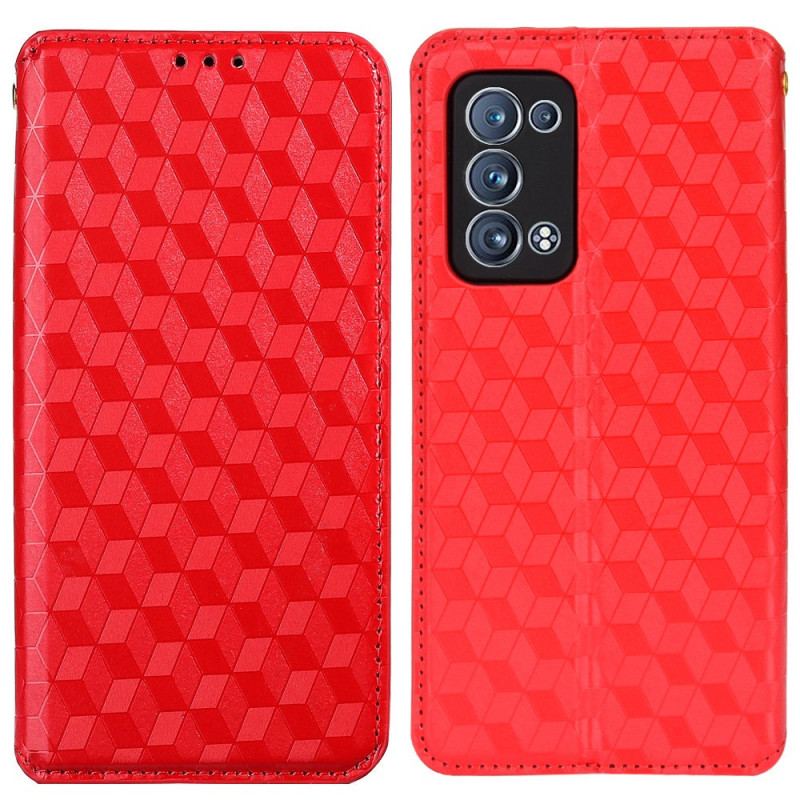 Cover Oppo Reno 6 Pro 5G Flip Cover 3d Kuber