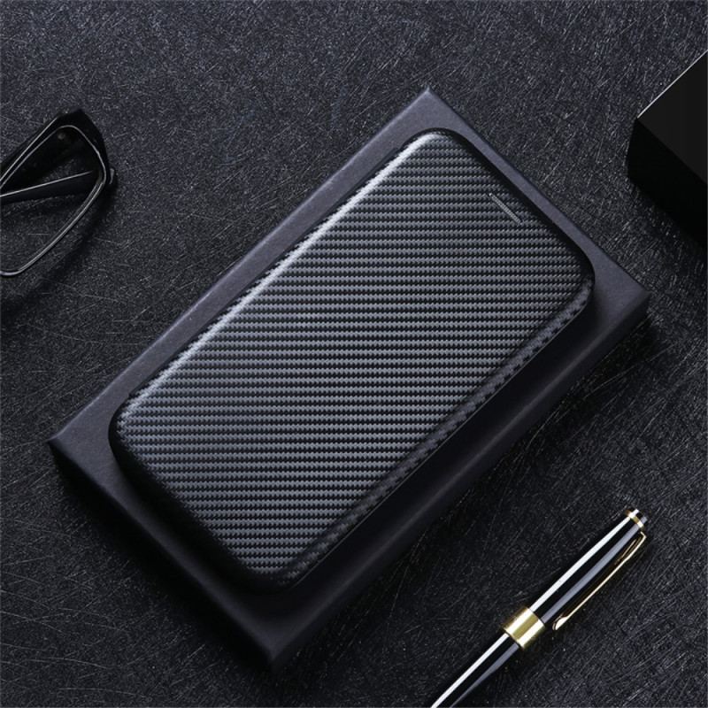 Cover Oppo Reno 6 Pro 5G Flip Cover Carbon Fiber Og Webbing