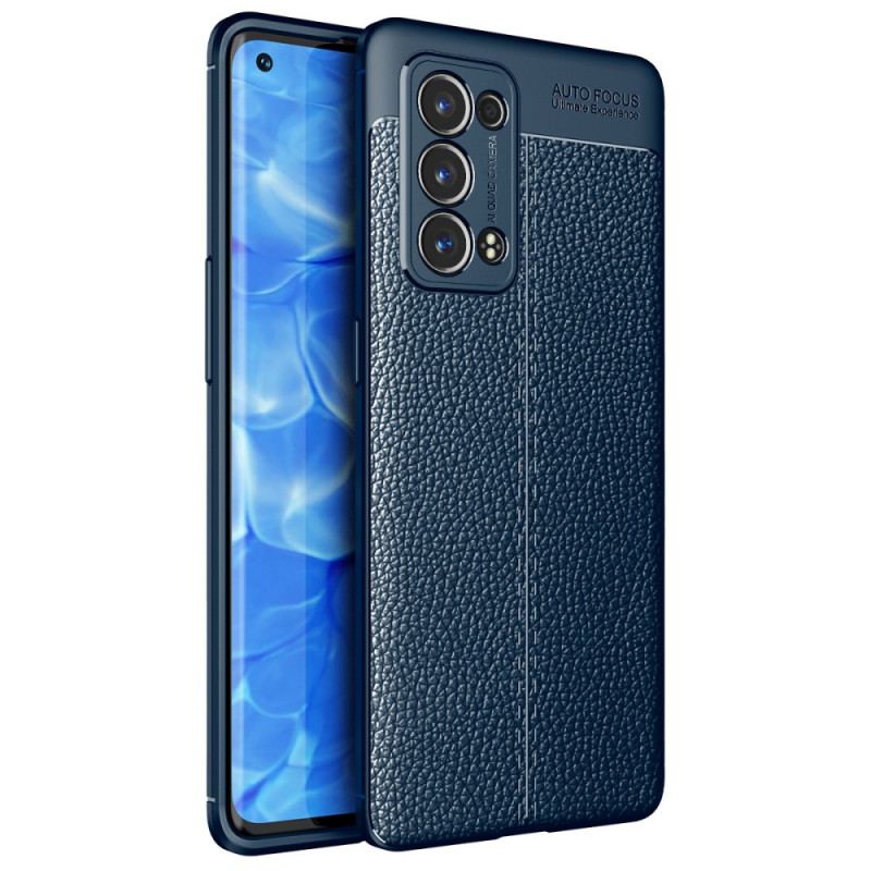 Cover Oppo Reno 6 Pro 5G Litchi Double Line Læder