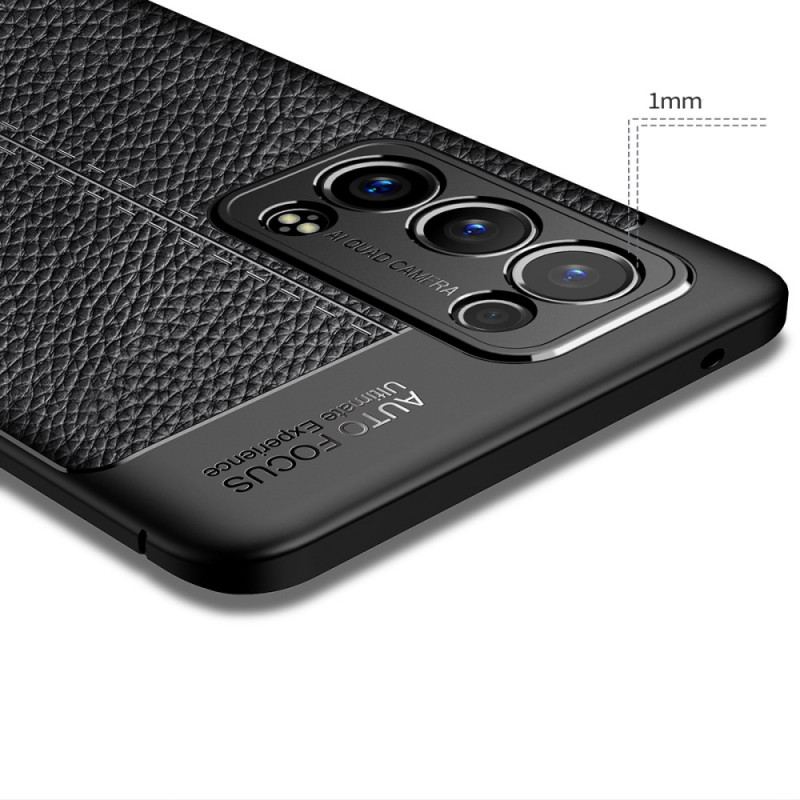 Cover Oppo Reno 6 Pro 5G Litchi Double Line Læder