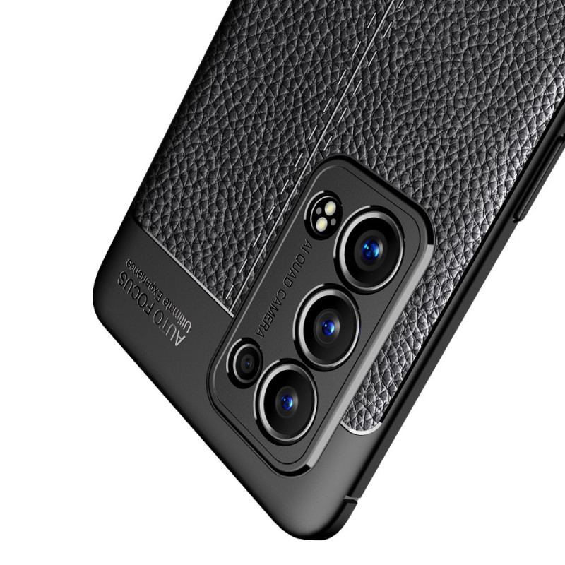 Cover Oppo Reno 6 Pro 5G Litchi Double Line Læder