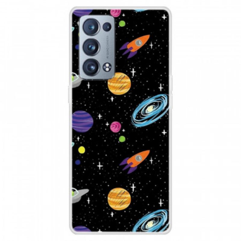 Cover Oppo Reno 6 Pro 5G Planet Galaxy