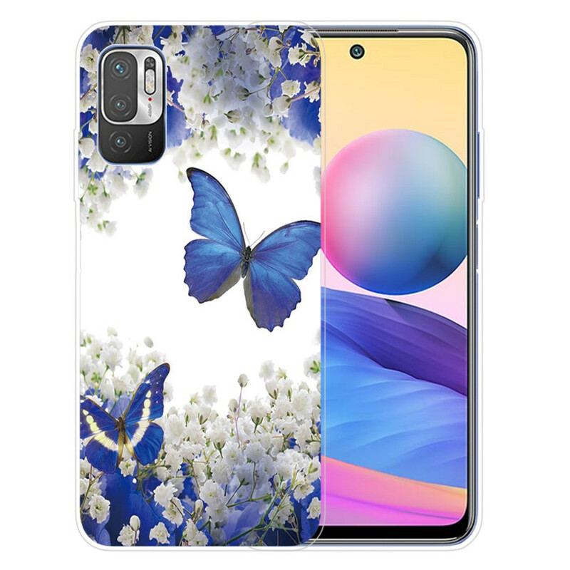 Cover Xiaomi Redmi Note 10 5G Design Sommerfugle