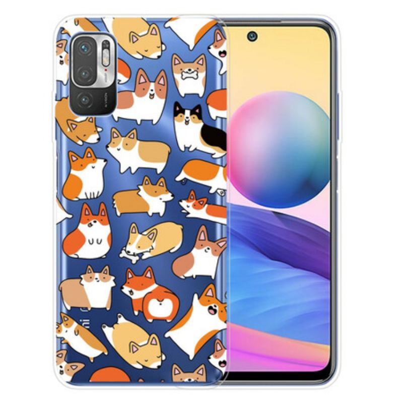 Cover Xiaomi Redmi Note 10 5G Flere Hunde