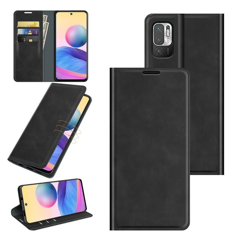 Cover Xiaomi Redmi Note 10 5G Flip Cover Silkeblød Touch