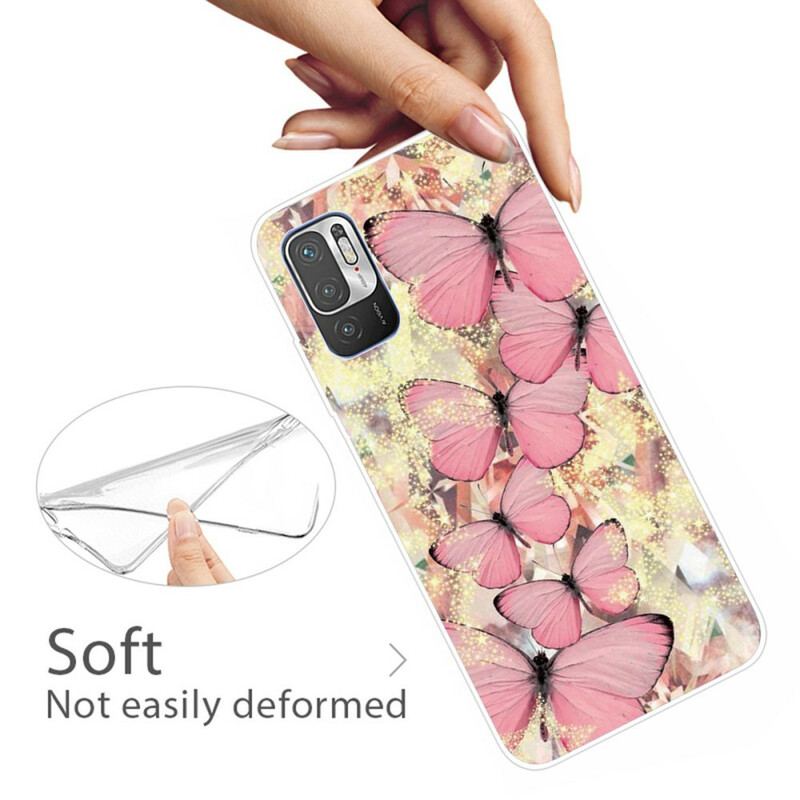 Cover Xiaomi Redmi Note 10 5G Kongelige Sommerfugle