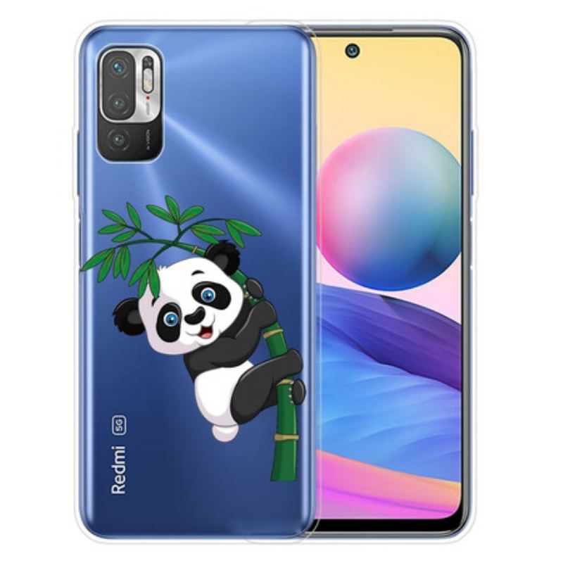 Cover Xiaomi Redmi Note 10 5G Panda På Bambus