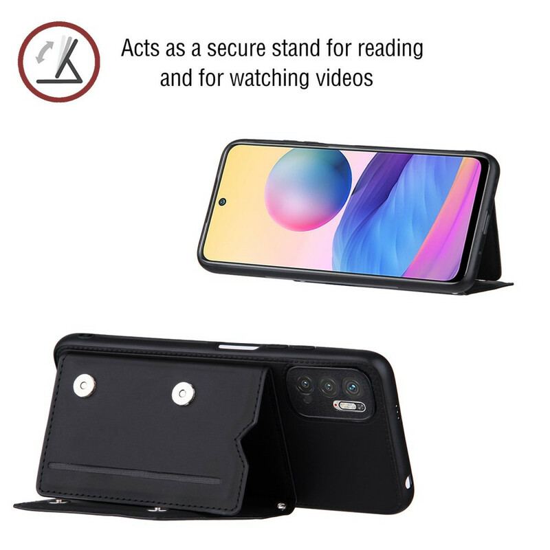 Cover Xiaomi Redmi Note 10 5G Skulderrem Kortholder