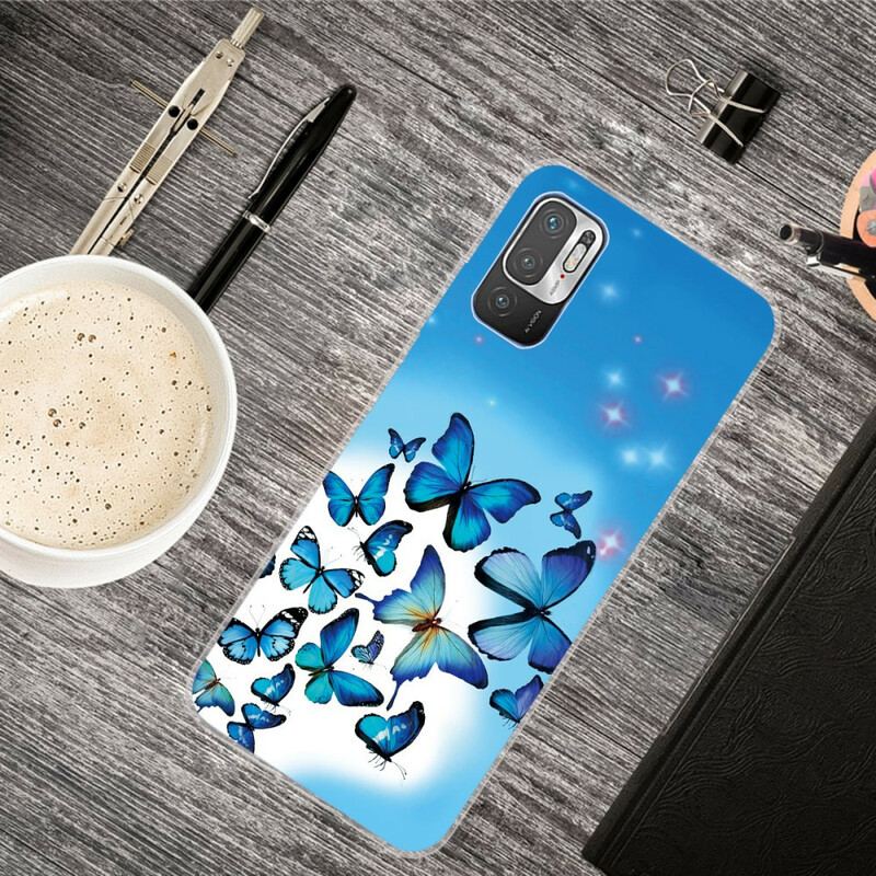 Cover Xiaomi Redmi Note 10 5G Sommerfugle Sommerfugle