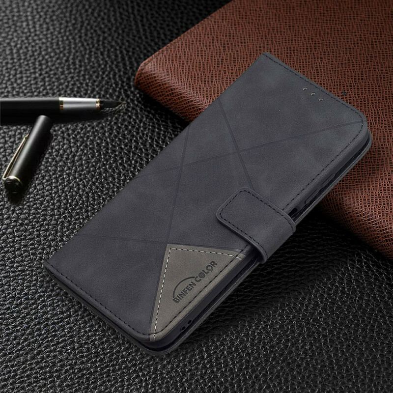 Flip Cover Xiaomi Redmi Note 10 5G Binfen Farvetrekanter