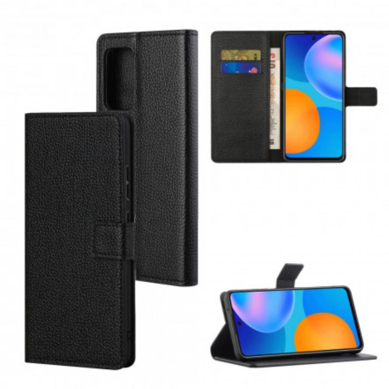 Flip Cover Xiaomi Redmi Note 10 5G Enkelt Litchi