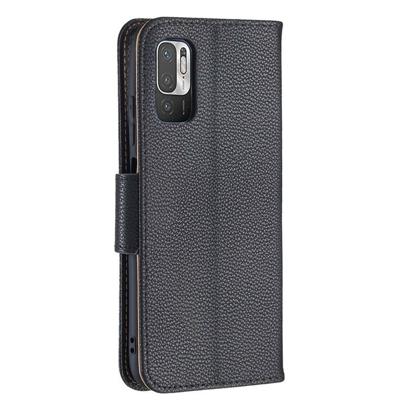 Flip Cover Xiaomi Redmi Note 10 5G Læder Cover Litchi Rabat Oblique