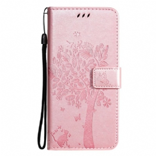 Flip Cover Xiaomi Redmi Note 10 5G Med Snor Lanyard Daydream