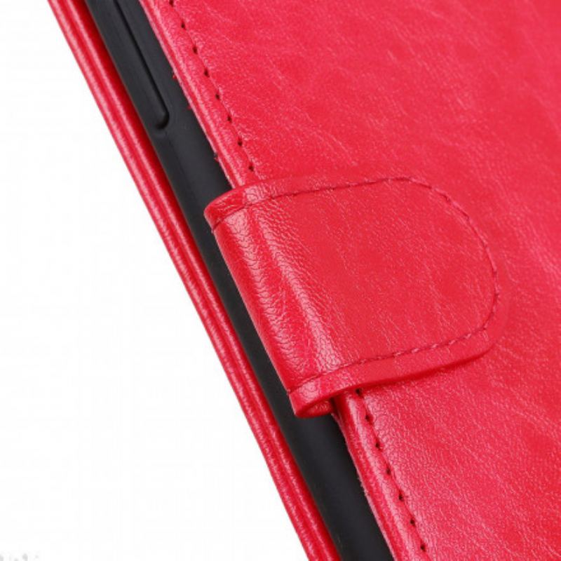 Flip Cover Xiaomi Redmi Note 10 5G Tekstureret Kunstlæder