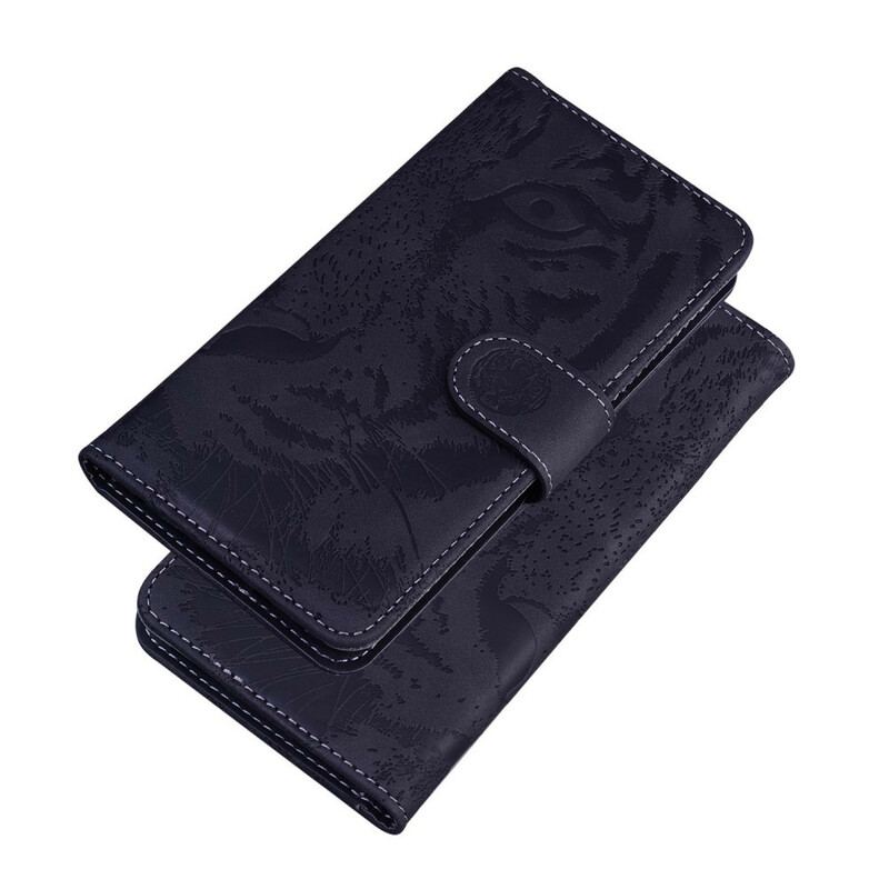 Flip Cover Xiaomi Redmi Note 10 5G Tiger Ansigtsprint