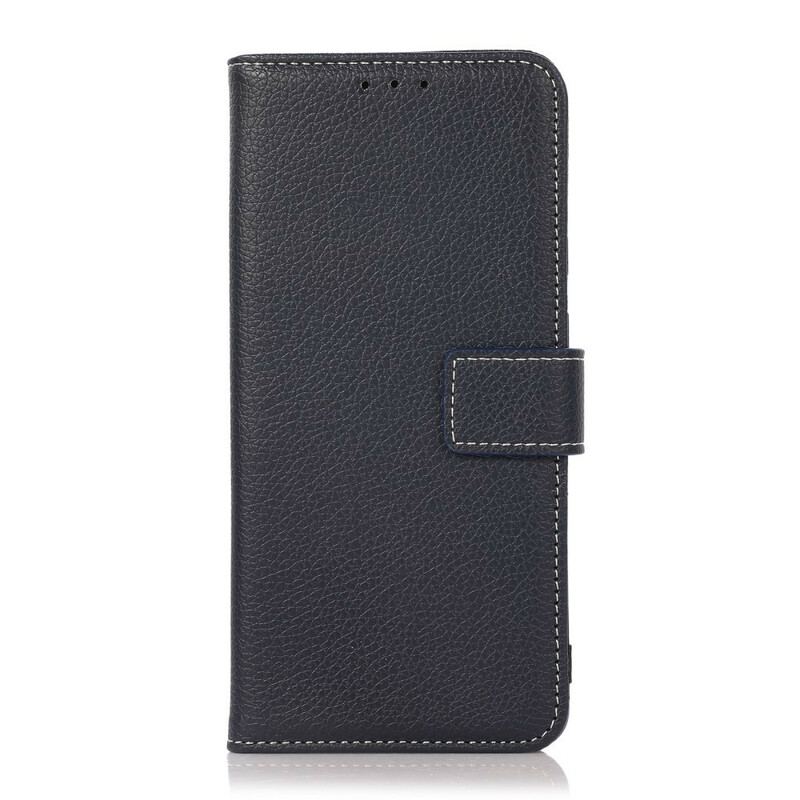 Læder Cover Xiaomi Redmi Note 10 5G Litchi Tekstur