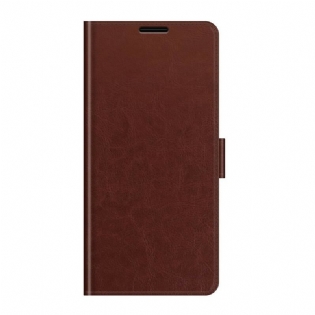 Læder Cover Xiaomi Redmi Note 10 5G Monokrom