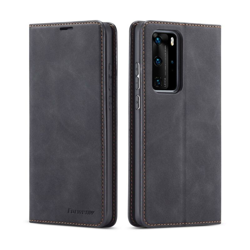 Cover Huawei P40 Pro Flip Cover Forwenw Lædereffekt