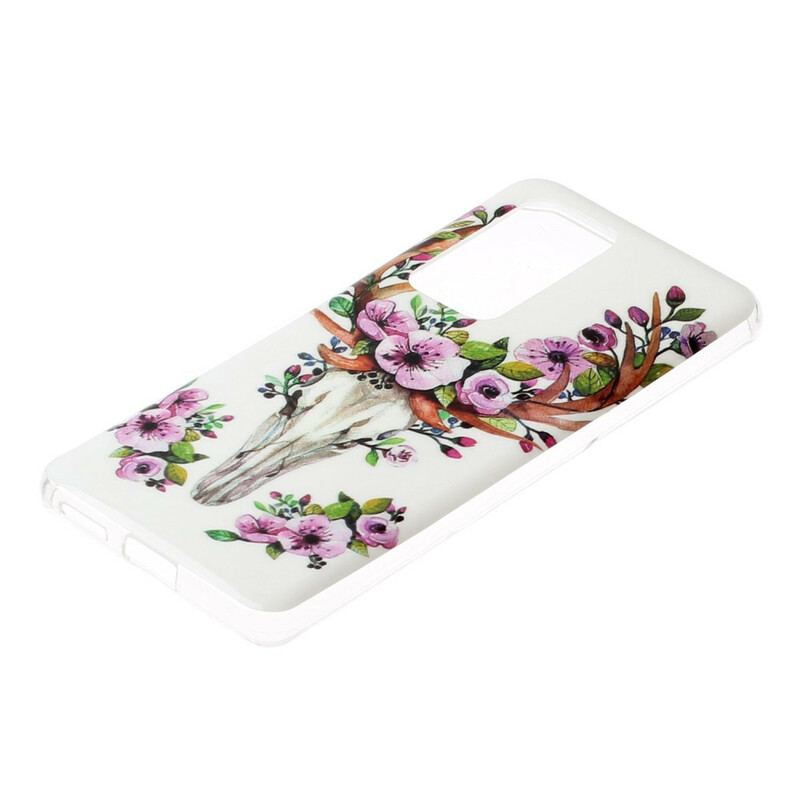 Cover Huawei P40 Pro Fluorescerende Blomsterelg