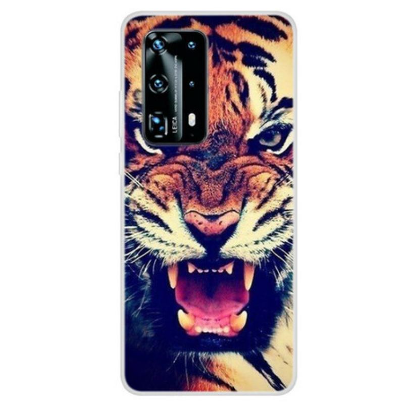 Cover Huawei P40 Pro Front Tiger